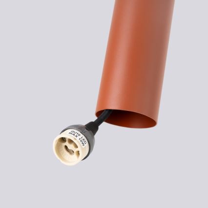 Luster na sajli LAGOS 3xGU10/10W/230V crvena