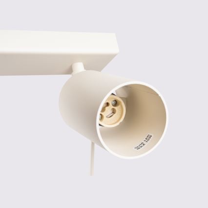 Spot svetilo RING 6xGU10/10W/230V krem boje
