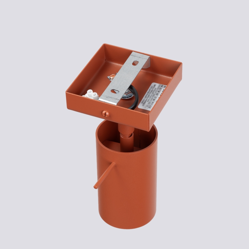 Zidna spot svetiljka RING 1xGU10/10W/230V crvena