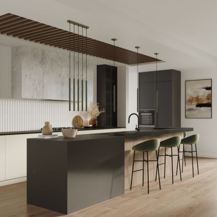 Luster na sajli PASTELO 1xG9/8W/230V zelena