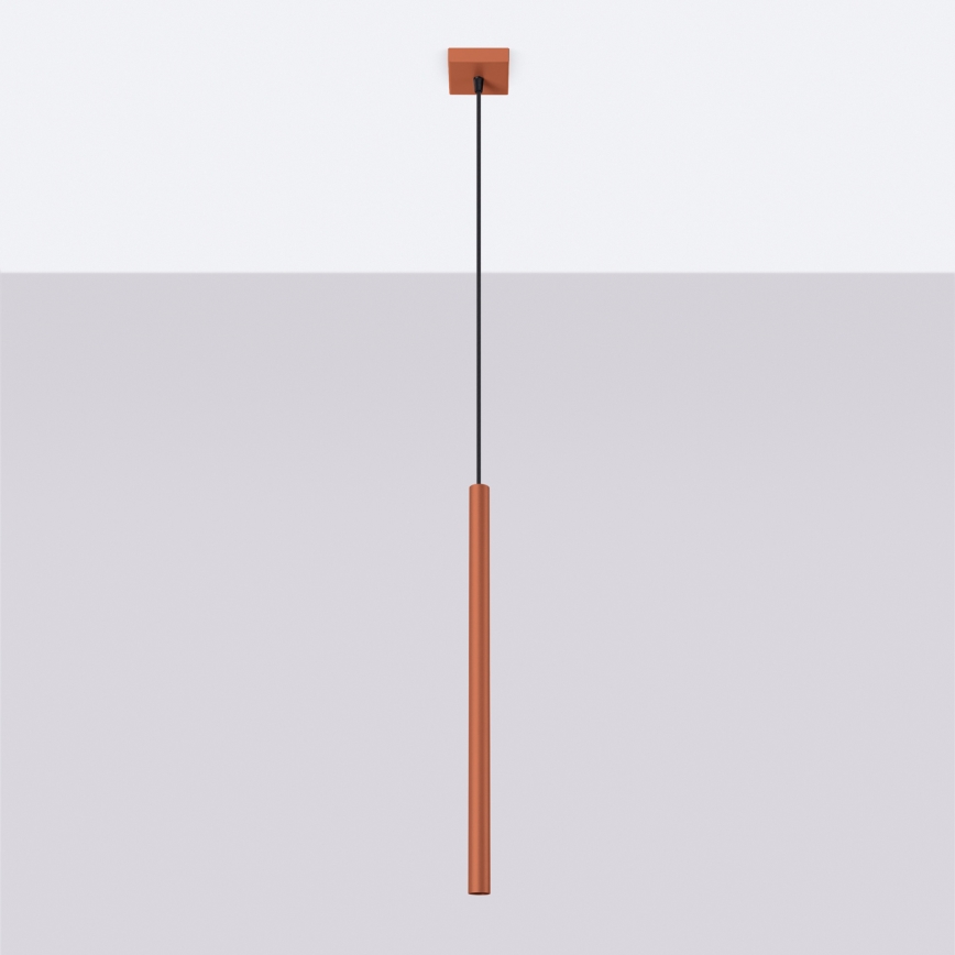 Luster na sajli PASTELO 1xG9/8W/230V crvena