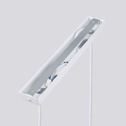 Luster na sajli KARBON 2xGU10/10W/230V bela