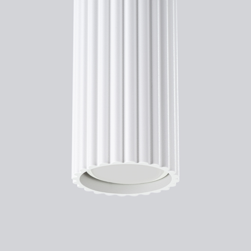 Luster na sajli KARBON 3xGU10/10W/230V bela