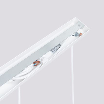 Luster na sajli KARBON 3xGU10/10W/230V bela