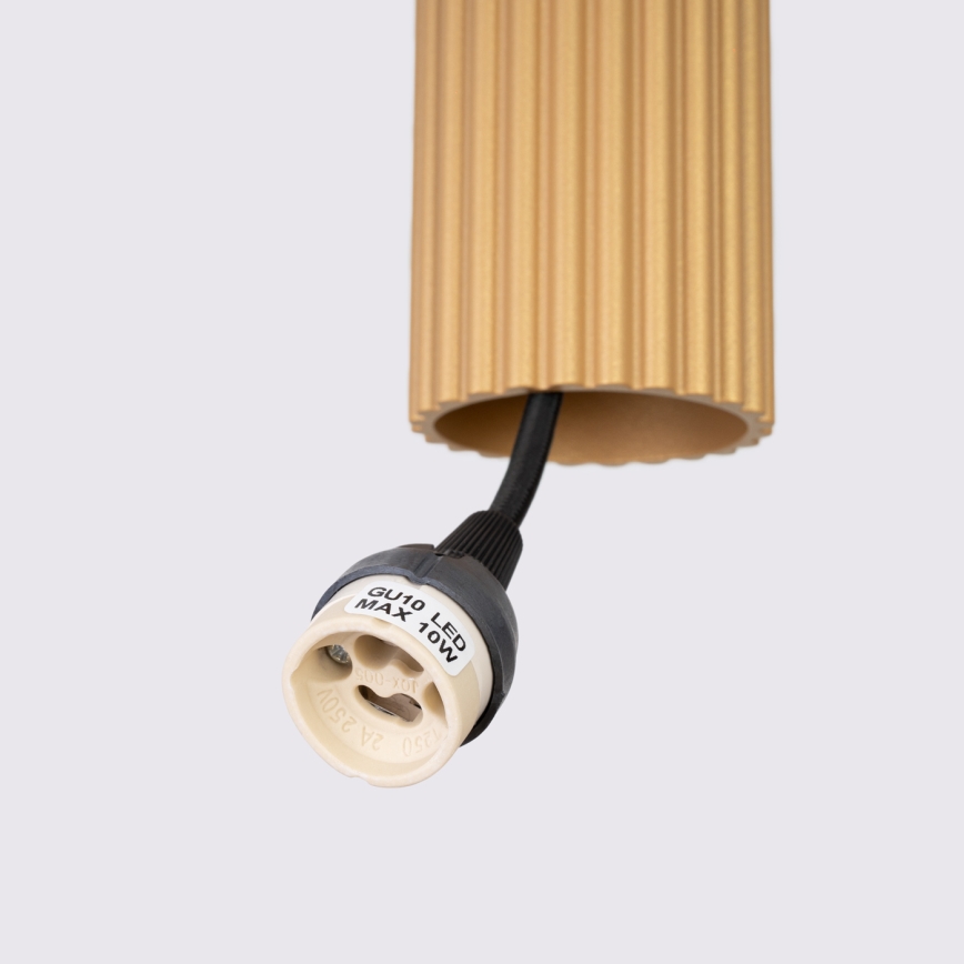 Luster na sajli KARBON 3xGU10/10W/230V zlatna