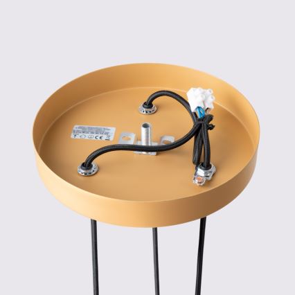 Luster na kablu KARBON 3xGU10/10W/230V zlatna