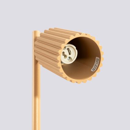 Stona lampa KARBON 1xGU10/10W/230V zlatna