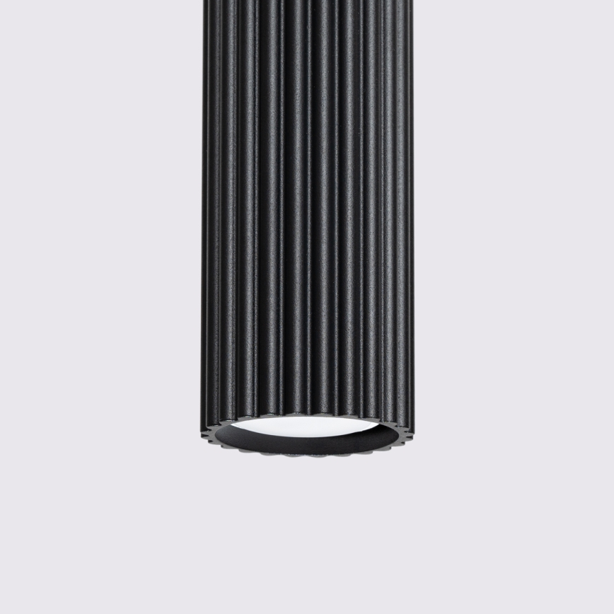 Luster na sajli KARBON 3xGU10/10W/230V crni
