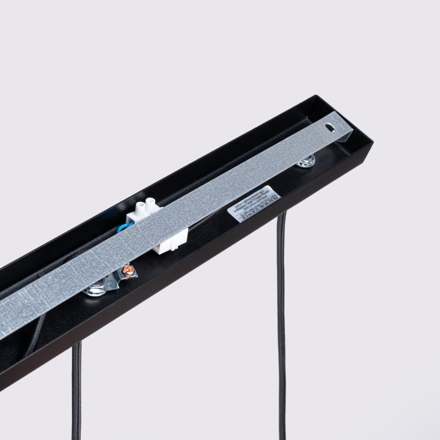 Luster na sajli KARBON 3xGU10/10W/230V crni