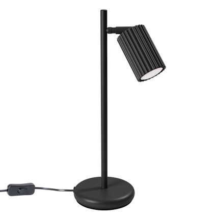 Stona lampa KARBON 1xGU10/10W/230V crna