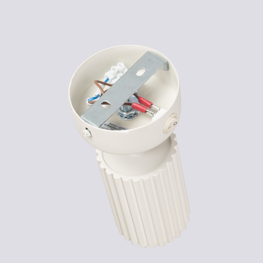 Zidni spot KARBON 1xGU10/10W/230V, krem boje