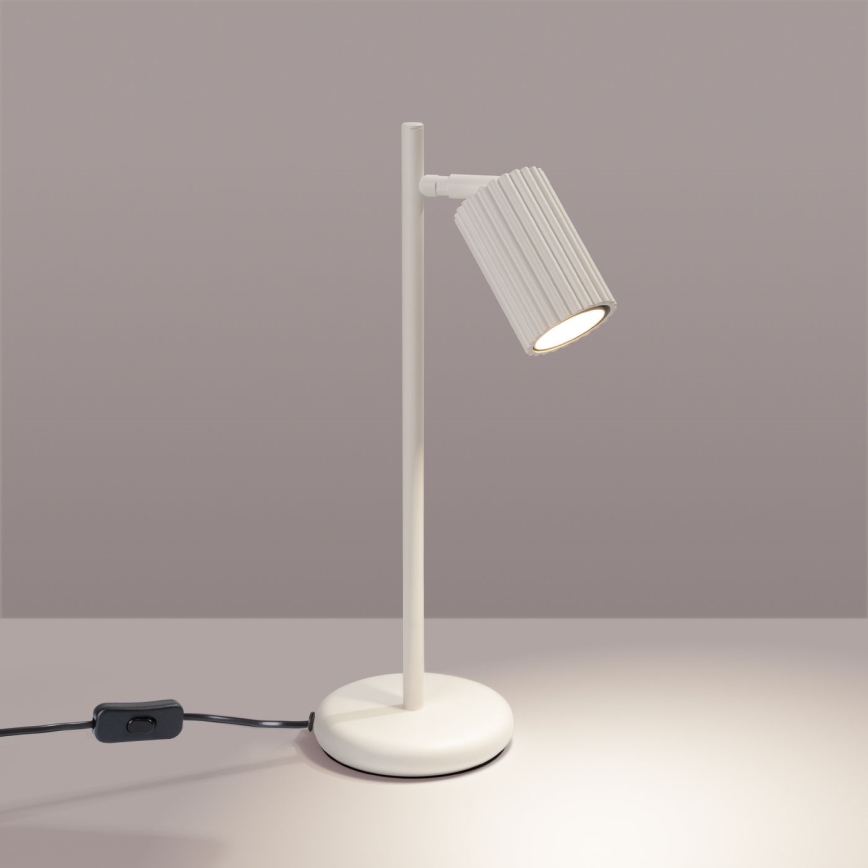 Stona lampa KARBON 1xGU10/10W/230V krem boje