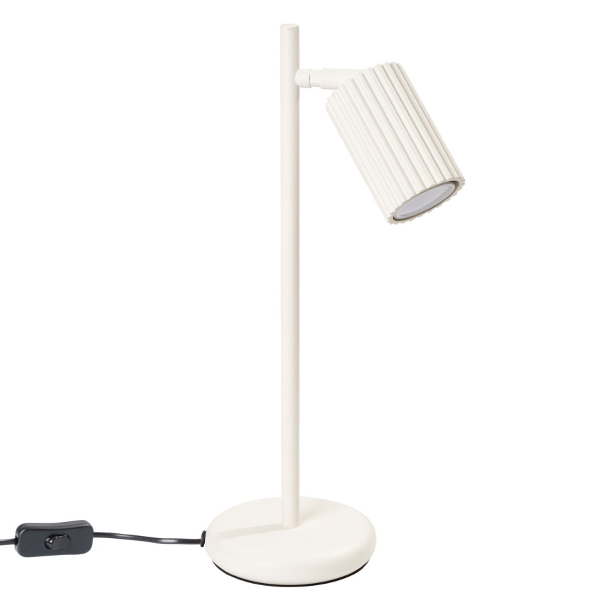 Stona lampa KARBON 1xGU10/10W/230V krem boje