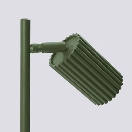 Stona lampa KARBON 1xGU10/10W/230V zelena