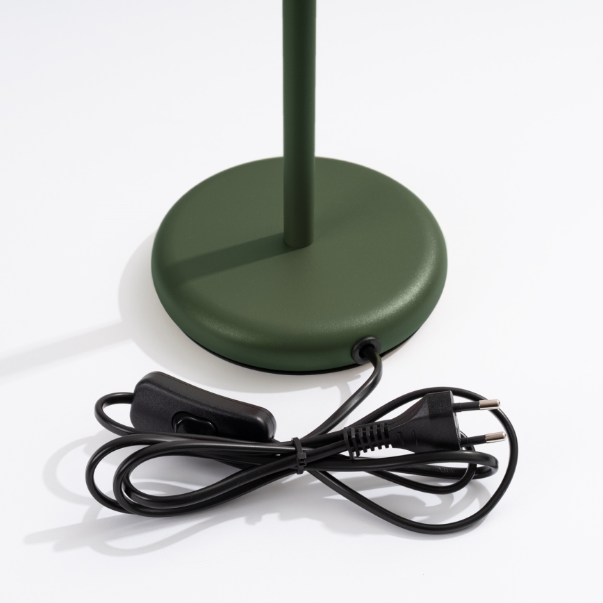 Stona lampa KARBON 1xGU10/10W/230V zelena