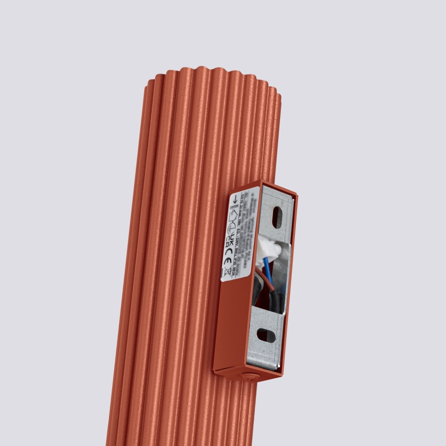 Zidna lampa KARBON 2xGU10/10W/230V narandžasta
