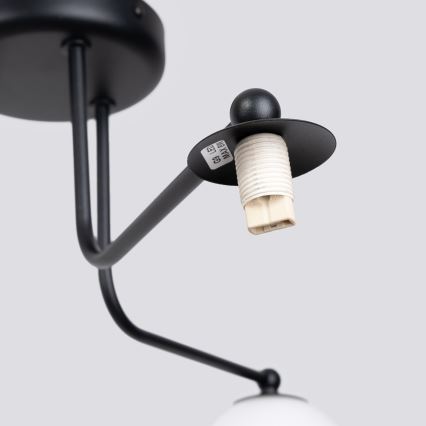 Luster na šipci ASTRAL 3xG9/8W/230V crna