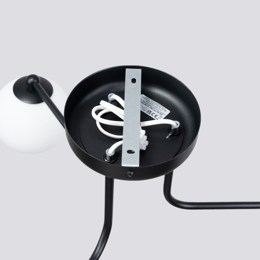 Luster na šipci ASTRAL 3xG9/8W/230V crna