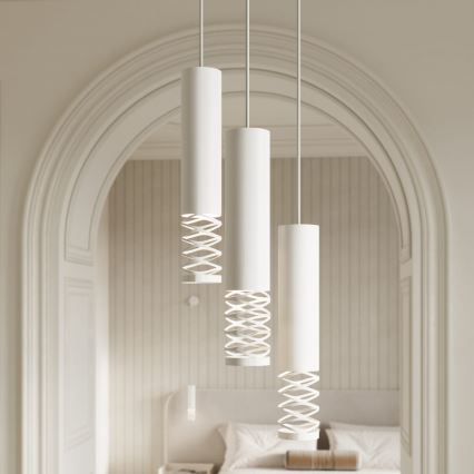 Luster na sajli LAMI 1xGU10/10W/230V beo
