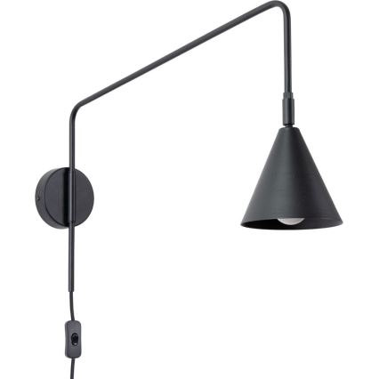 Zidna lampa NOX 1xE14/10W/230V crna