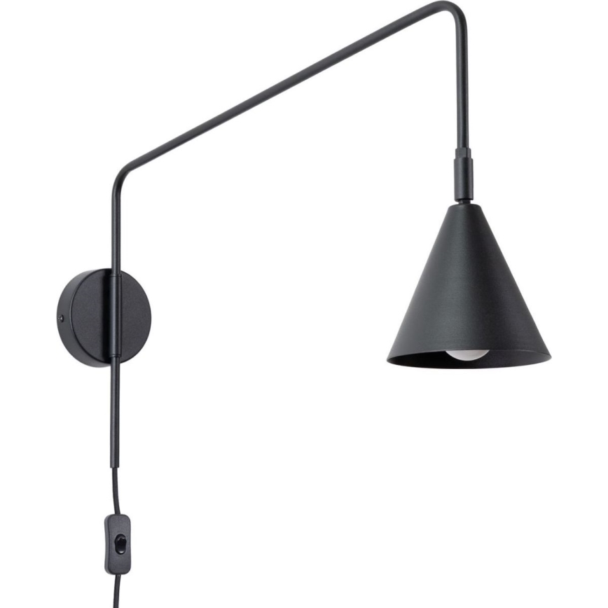 Zidna lampa NOX 1xE14/10W/230V crna