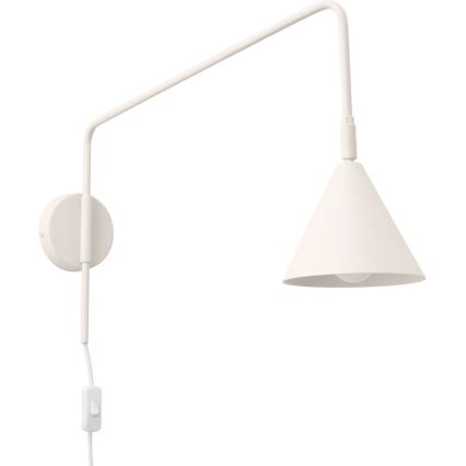 Zidna lampa NOX 1xE14/10W/230V krem boje