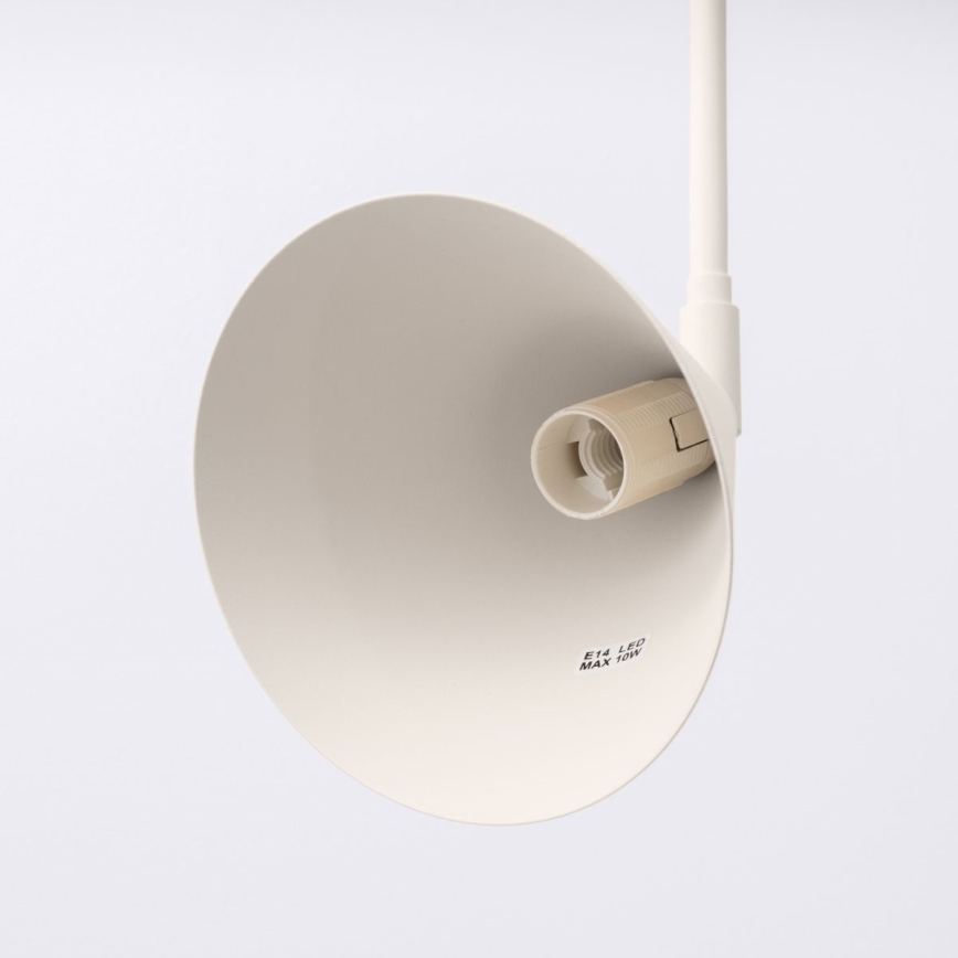 Zidna lampa NOX 1xE14/10W/230V krem boje