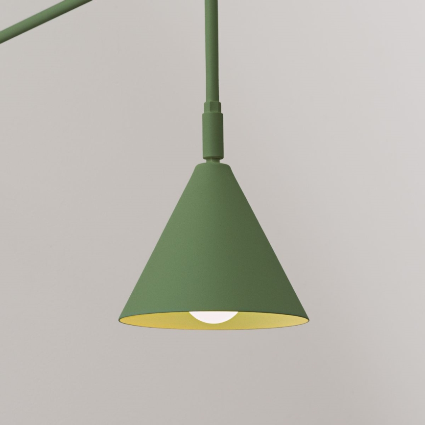 Zidna lampa NOX 1xE14/10W/230V, zelena