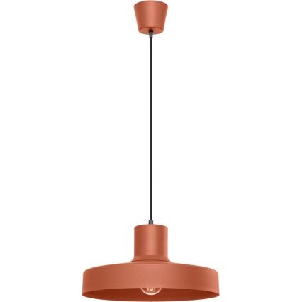 Luster na sajli BILO 1xE27/15W/230V, prečnik 35 cm, narandžast