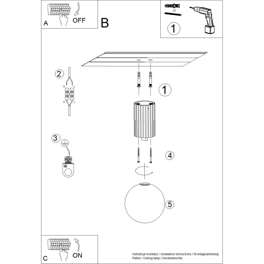 Kupatilsko plafonsko svetlo HALO 1xG9/8W/230V Ø 12 cm IP44 belo