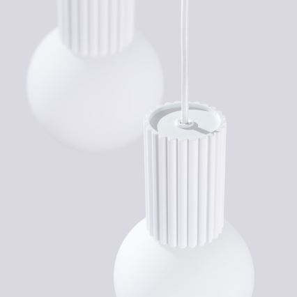 Luster na sajli HALO 3xG9/8W/230V, prečnik 25 cm, bela