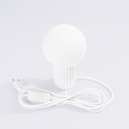 Stona lampa HALO 1xG9/8W/230V, prečnik 12 cm, bela