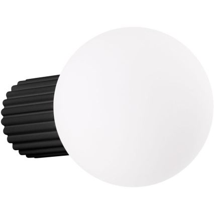 Zidno svetlo za kupatilo HALO 1xG9/8W/230V, prečnika 12 cm, IP44, crno