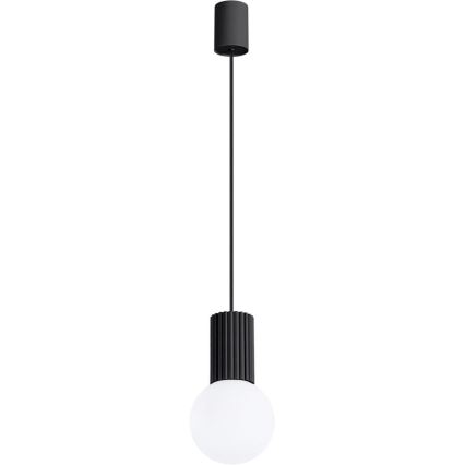 Luster na sajli HALO 1xG9/8W/230V prečnik 12 cm crni