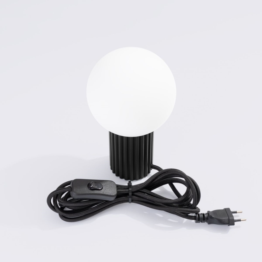 Stona lampa HALO 1xG9/8W/230V prečnika 12 cm crna