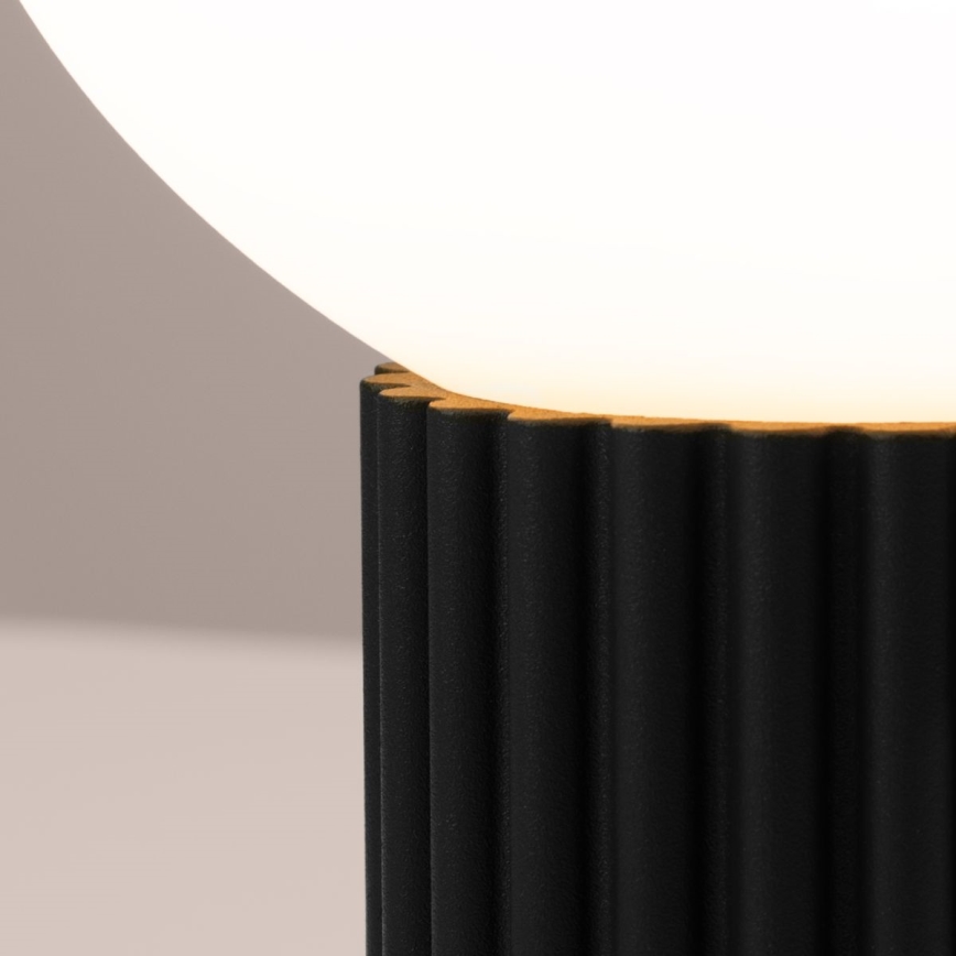 Stona lampa HALO 1xG9/8W/230V prečnika 12 cm crna