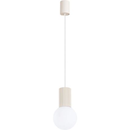 Viseća lampa na sajli HALO 1xG9/8W/230V, prečnik 12 cm, krem boje