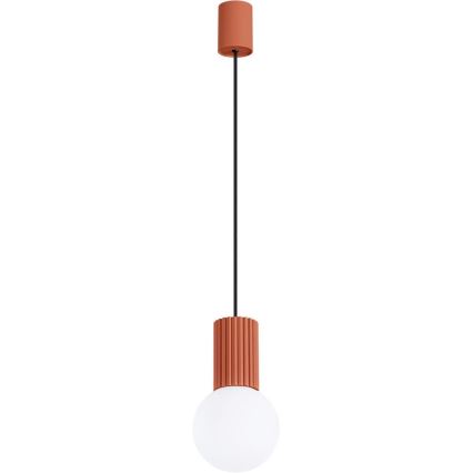 Luster na kablu HALO 1xG9/8W/230V, prečnik 12 cm, narandžast