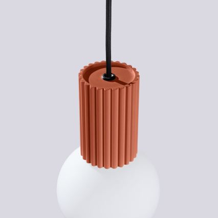 Luster na kablu HALO 1xG9/8W/230V, prečnik 12 cm, narandžast