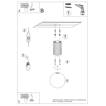 Stropno svetlo za kupatilo HALO 1xG9/8W/230V prečnik 12 cm IP44 braon