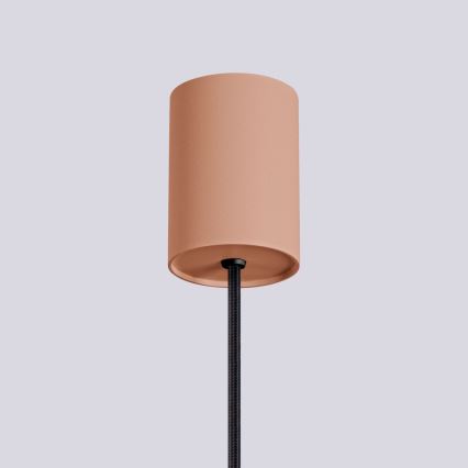 Luster na sajli HALO 1xG9/8W/230V, prečnik 12 cm, braon