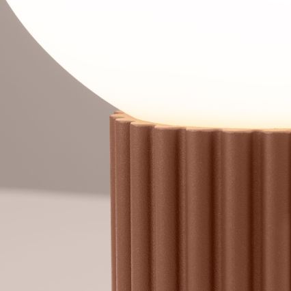 Stona lampa HALO 1xG9/8W/230V Ø 12 cm braon