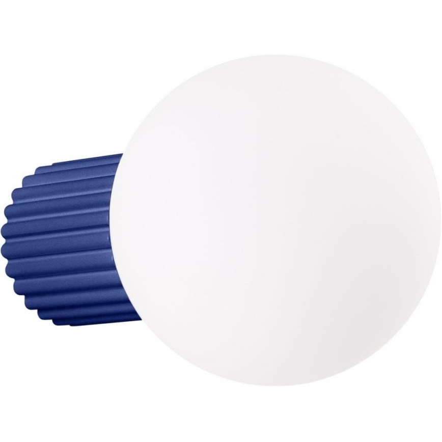 Kupatilsko zidno svetlo HALO 1xG9/8W/230V prečnik 12 cm IP44 plavo