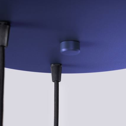 Luster na sajli HALO 3xG9/8W/230V prečnik 25 cm plavi