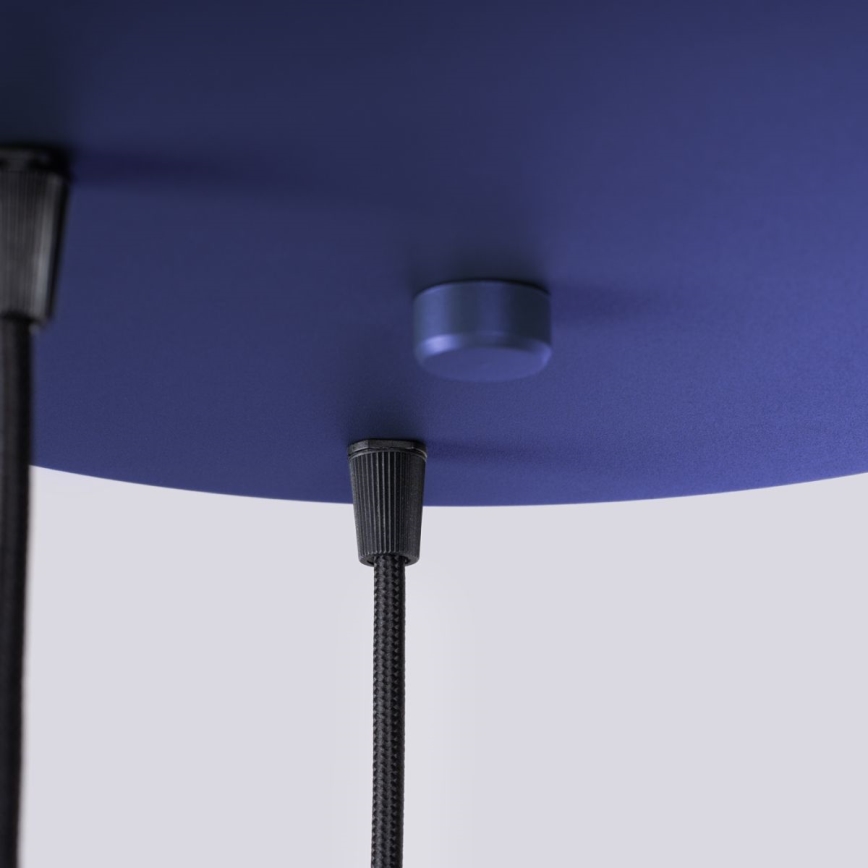 Luster na sajli HALO 3xG9/8W/230V prečnik 25 cm plavi
