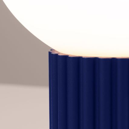 Stona lampa HALO 1xG9/8W/230V prečnik 12 cm plava