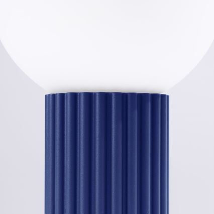 Stona lampa HALO 1xG9/8W/230V prečnik 12 cm plava