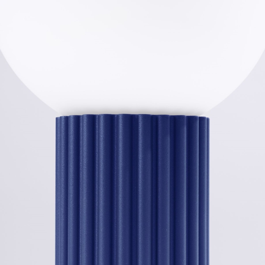 Stona lampa HALO 1xG9/8W/230V prečnik 12 cm plava