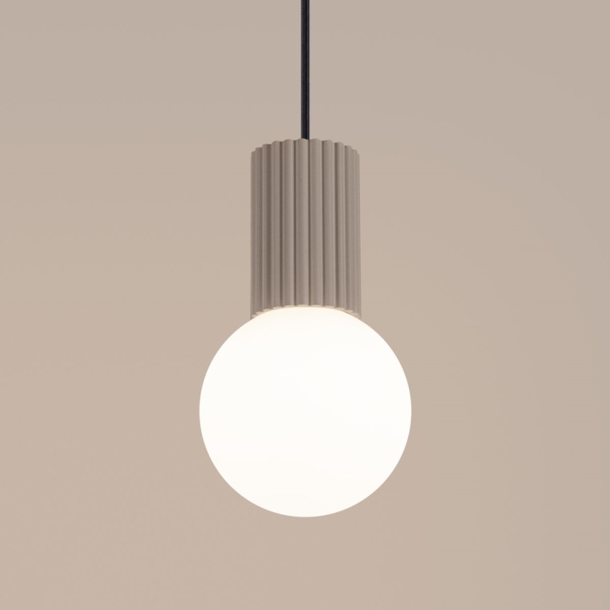 Luster na sajli HALO 1xG9/8W/230V prečnik 12 cm taupe