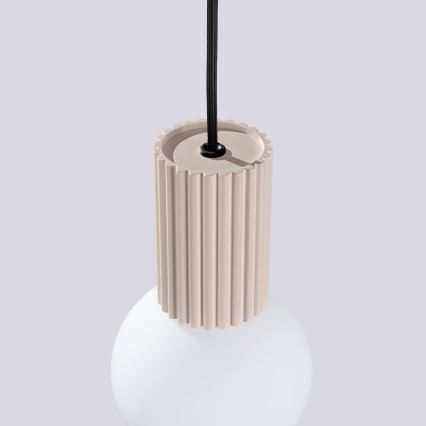 Luster na sajli HALO 1xG9/8W/230V prečnik 12 cm taupe